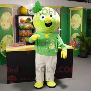 Green Lemon mascotte...