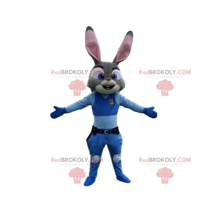 Mascot of Judy, the famous rabbit from the Zootopia cartoon -