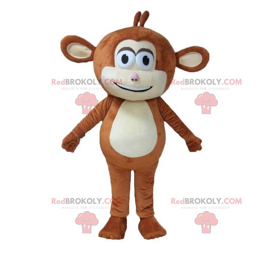 Brun apekostyme med store ører - Redbrokoly.com