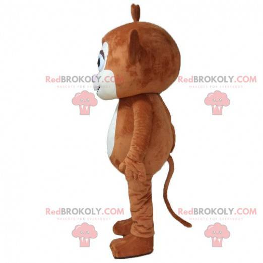 Fofo Grande marrom e bege do macaco Crianças Tamanho Plush Costume -  SpotSound Mascotes no Canadá / mascote US / mascote América Cortar L  (175-180CM)