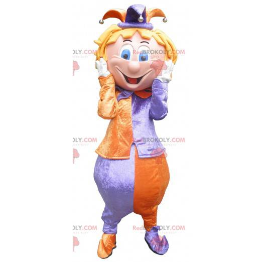 King jester clown maskot - Redbrokoly.com