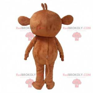 Brown monkey costume with big ears - Redbrokoly.com