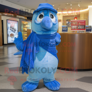 Blue Cod maskot kostume...