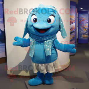 Blue Cod maskot kostume...