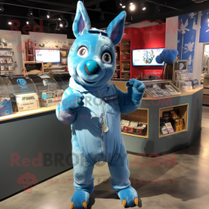 Blue Donkey mascotte...