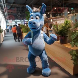 Blue Donkey mascotte...