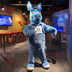 Blue Donkey mascotte...