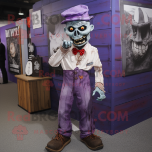 Paars Undead mascotte...