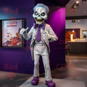 Paars Undead mascotte...