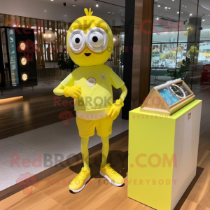 Citrongul chokolade maskot...