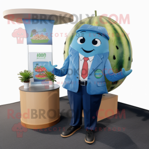 Blue Watermelon mascotte...