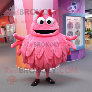 Kostium maskotki Pink Crab...