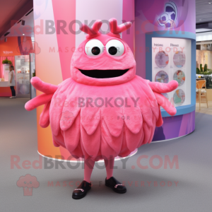 Pink Crab Cakes maskot...