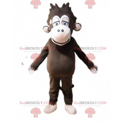 Costume da scimmia arruffata marrone, costume da scimmia -