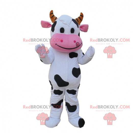 Kostým bílé, černé a růžové krávy, kostým krávy - Redbrokoly.com