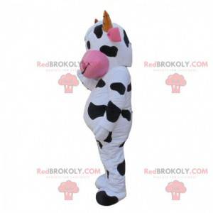 White, black and pink cow costume, cow costume - Redbrokoly.com