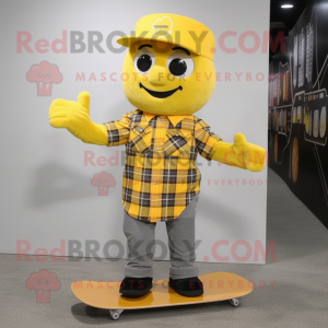 Citrongul skateboard maskot...