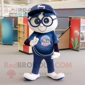 Navy Juggle maskot kostume...