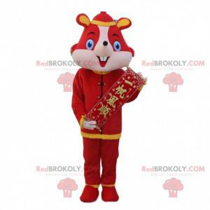 Kostium czerwonej myszy, kostium Azji - Redbrokoly.com