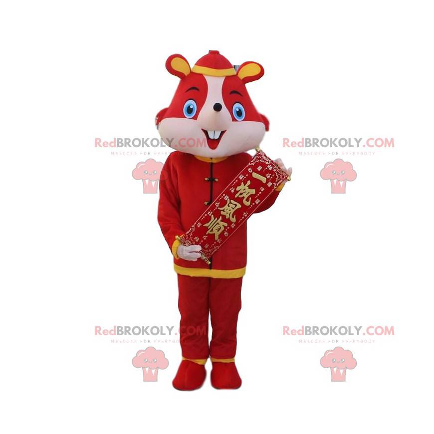 Rotes Mauskostüm, asiatisches Kostüm - Redbrokoly.com Rotes Mauskostüm, asiatisches Kostüm - Redbrokoly.com