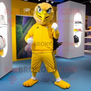 Yellow Eagle maskot...