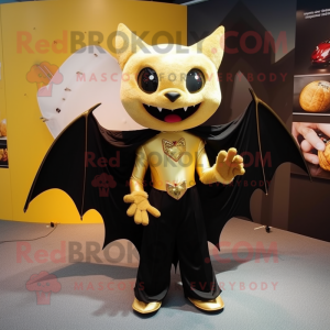 Gold Bat mascotte kostuum...