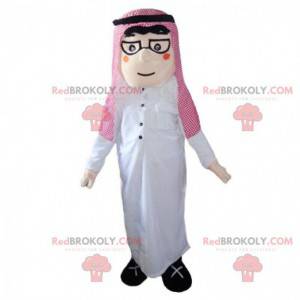 Oriental man mascot, Maghrebian costume, Muslim - Redbrokoly.com