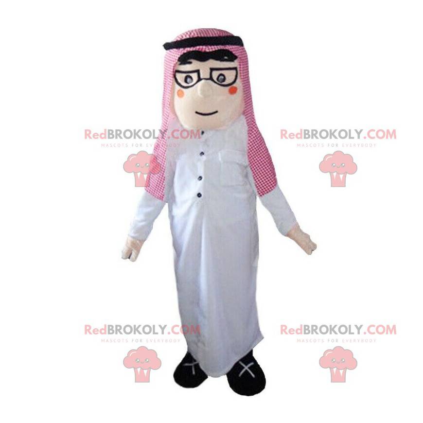 Mascotte d'homme oriental, costume de Maghrébin, de musulman -