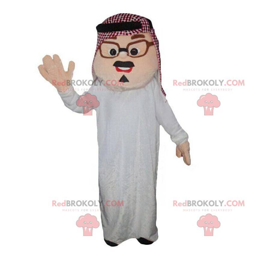 Déguisement d'homme oriental, mascotte du Maghreb, de musulman