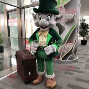 Sølv Leprechaun maskot...