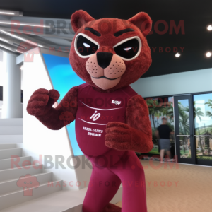 Maroon Panther mascotte...