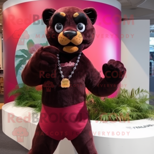 Maroon Panther mascotte...