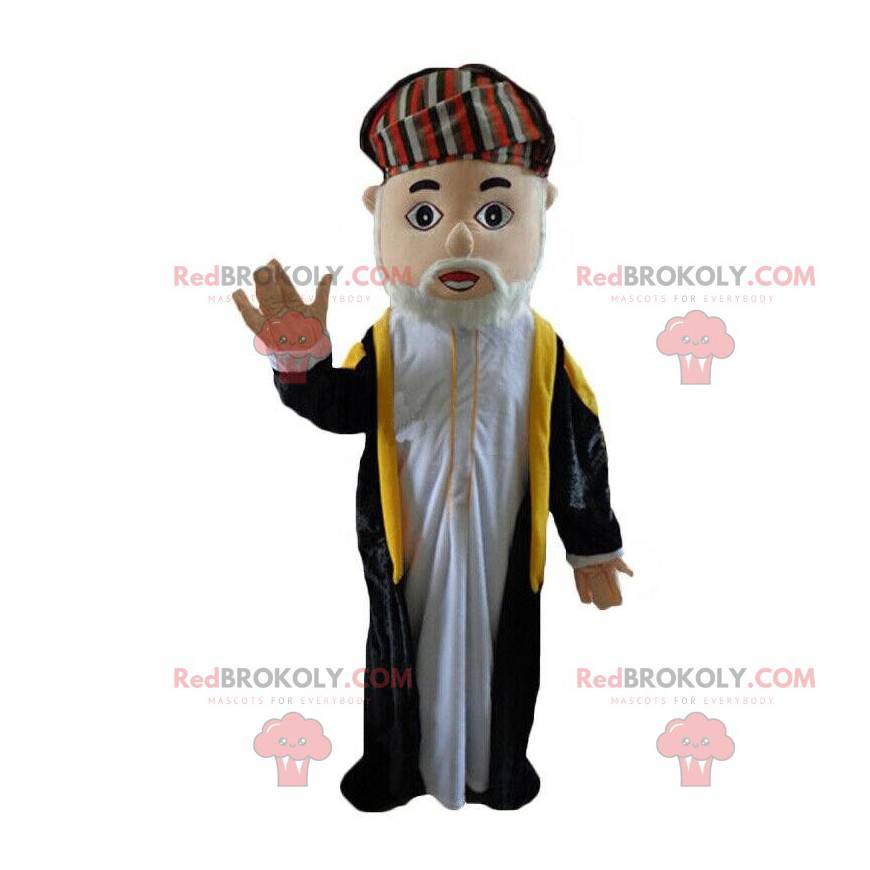 Prince costume, traditional old man in muslim attire -