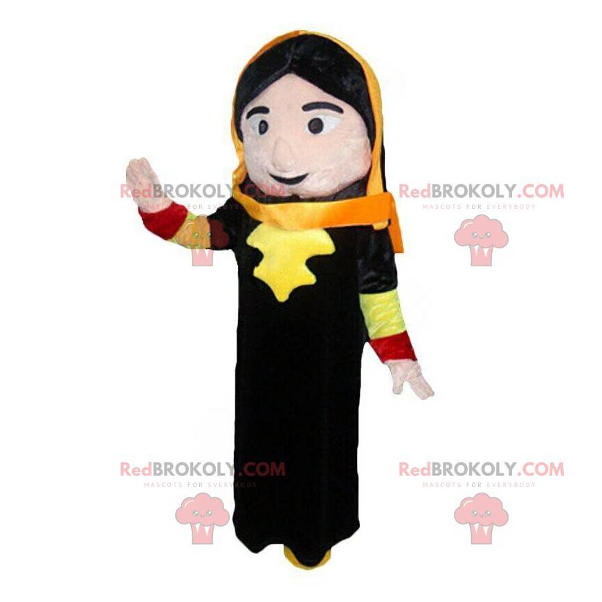 Orientalsk kvinnedrakt, tilslørt kvinnemaskot - Redbrokoly.com Orientalsk kvinnedrakt, tilslørt kvinnemaskot - Redbrokoly.com
