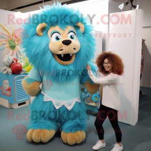 Turkis Tamer Lion maskot...