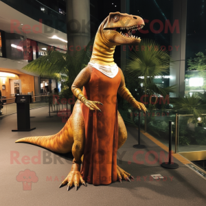 Rust Allosaurus mascotte...