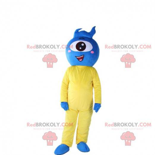Cyclops costume, blue alien costume - Redbrokoly.com