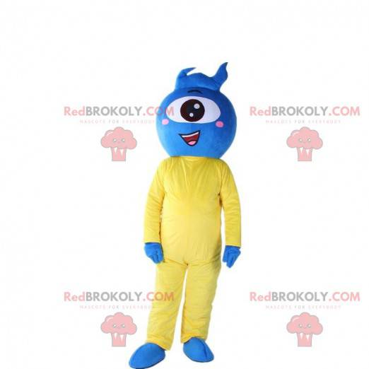 Roupa de ciclope, roupa de alienígena azul - Redbrokoly.com