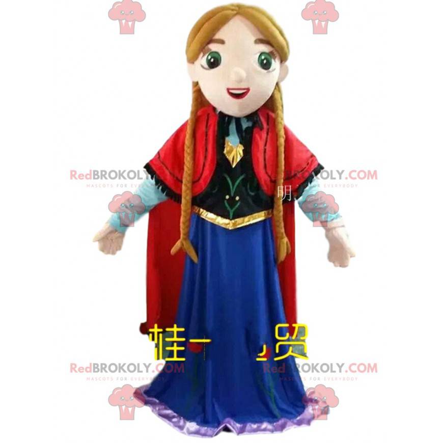 Mascot Princess Anna in "The Snow Queen" - Redbrokoly.com