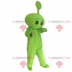 Disfraz de pequeño monstruo verde, disfraz de alien -