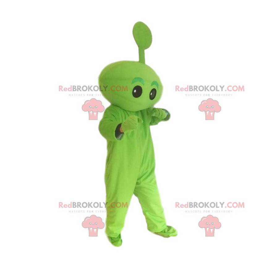 Disfraz de pequeño monstruo verde, disfraz de alien -