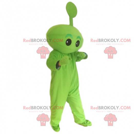 Déguisement de petit monstre vert, costume d'extra-terrestre -