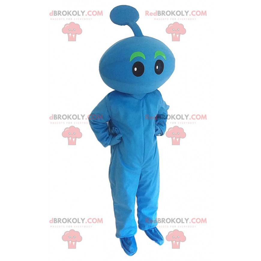 Disfraz de pequeño monstruo azul, disfraz de alien -