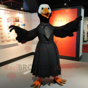 Zwarte albatros mascotte...