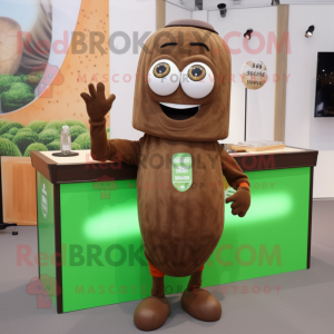 Brown Courgette mascotte...