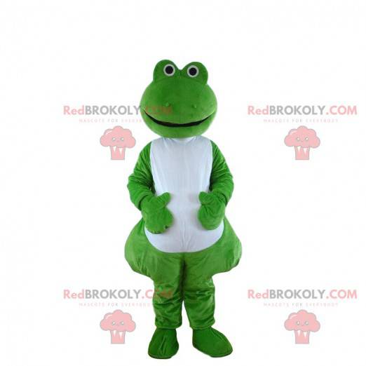Costume da rana verde e bianca, costume da rana - Redbrokoly.com
