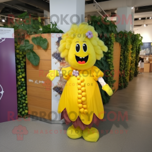 Yellow Grape mascotte...