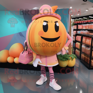 Peach Squash maskot kostume...