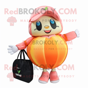 Peach Squash maskot kostume...