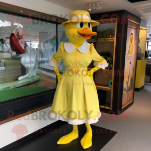 Lemon Yellow Duck maskot...